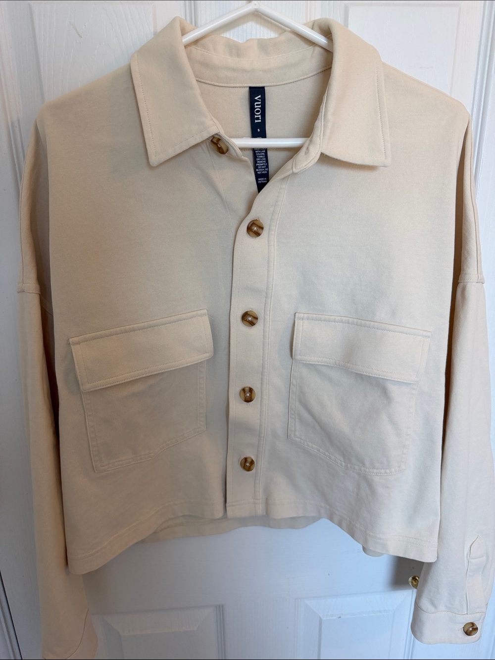 Vuori Mackenzie Cropped Shirt Jacket